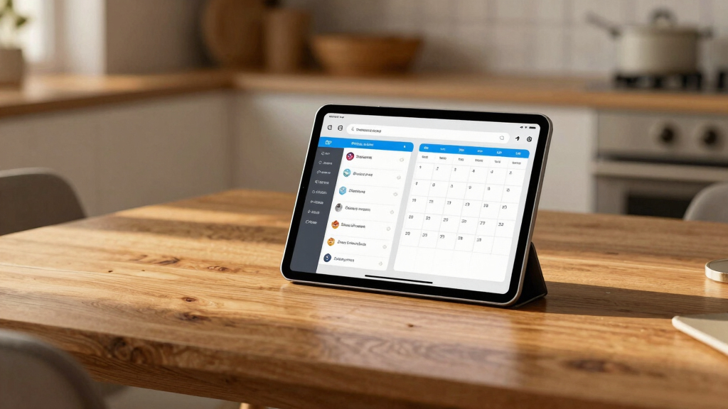 best tablet for co-parenting schedules and school apps