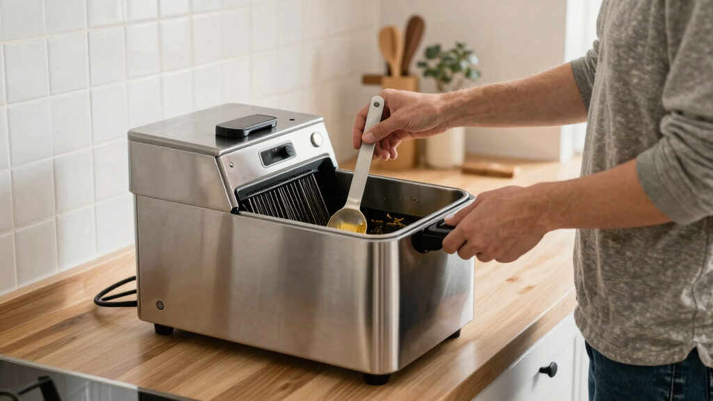 best countertop deep fryer with oil filtration