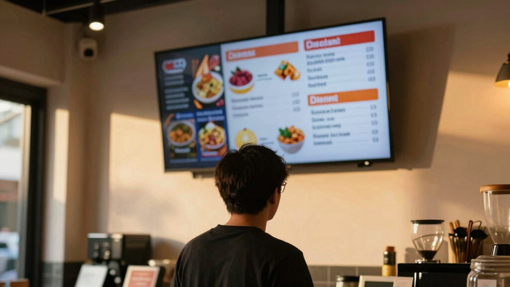best commercial digital signage display for menu boards