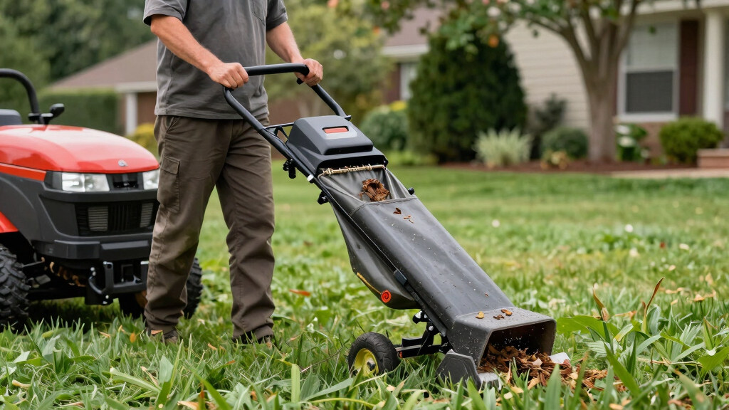 best tow behind leaf vacuum