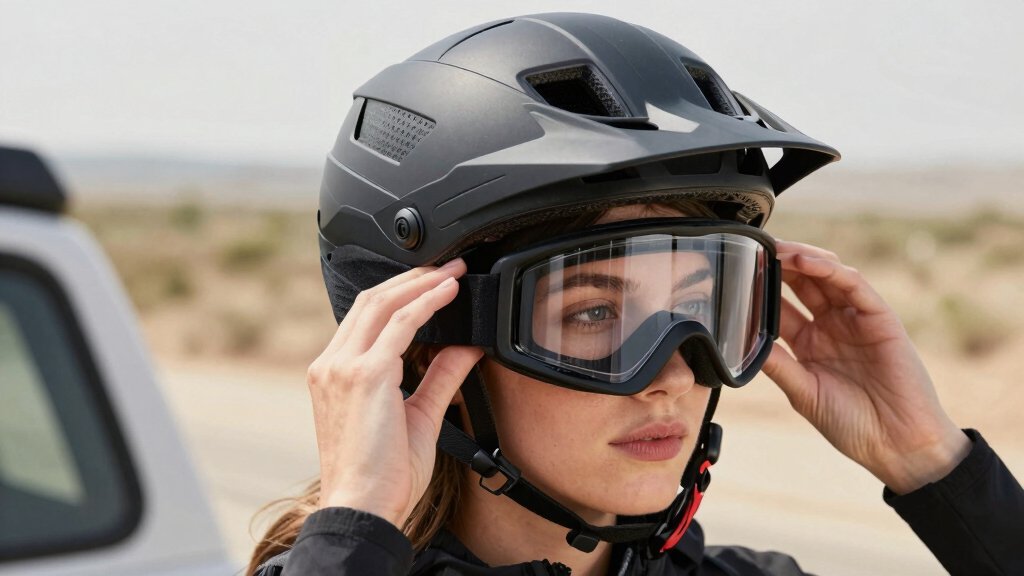 best helmet and goggle combo for adventure riding