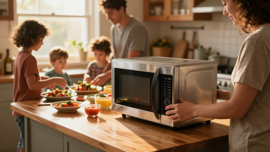countertop microwave for busy families