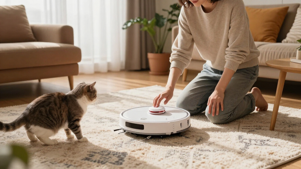 robot vacuum for carpet and pets