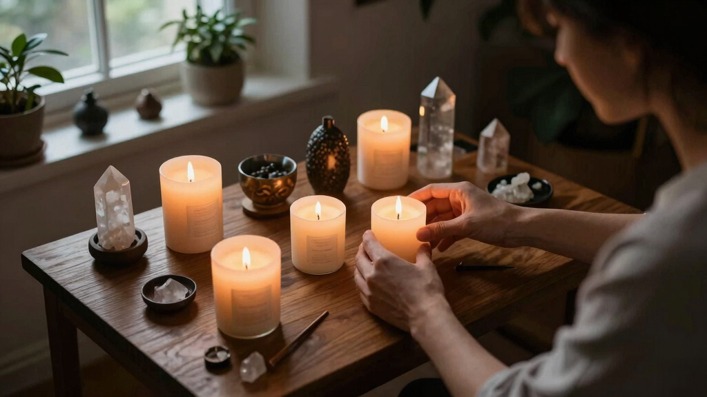 spirituality and meditation candles