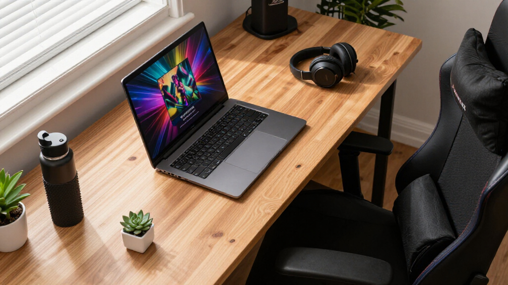gaming office hybrid desk premium