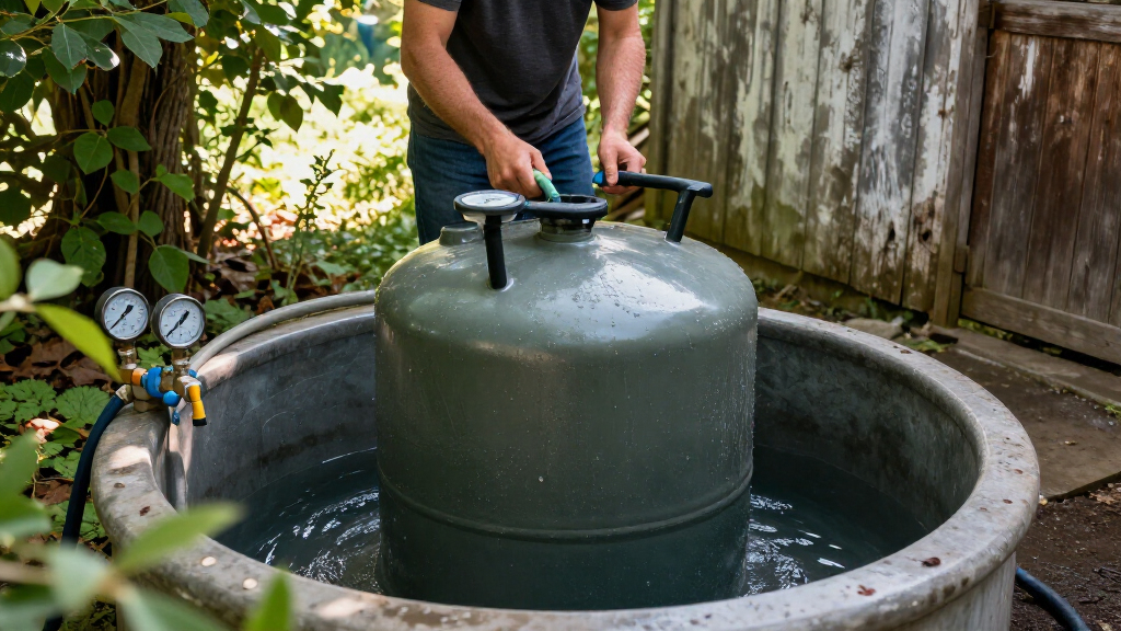 well pressure tank gallon