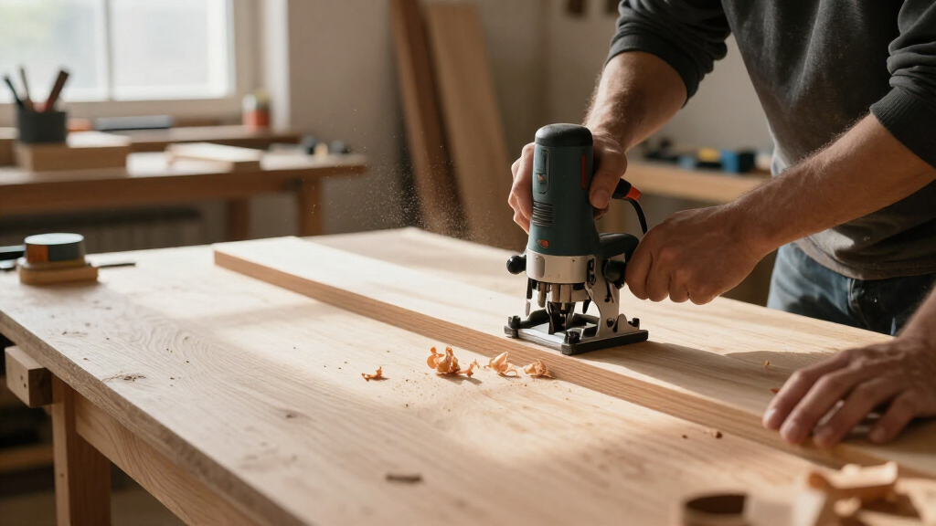 plunge router for woodworking projects