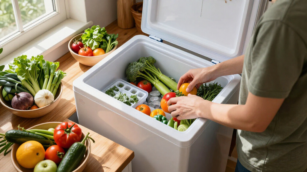 best compact freezer for garden harvest overflow
