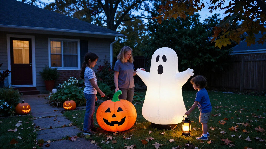 Halloween outdoor inflatable decorations