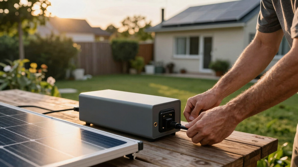 solar-powered backup batteries