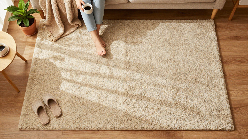 extra thick pile wool rug