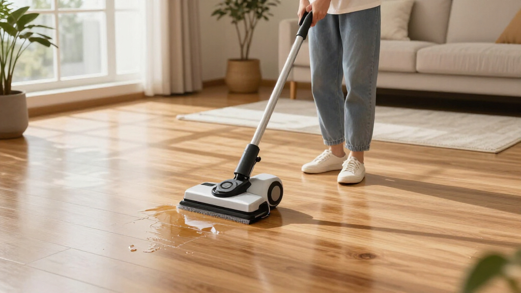 electric floor scrubbers for hardwood