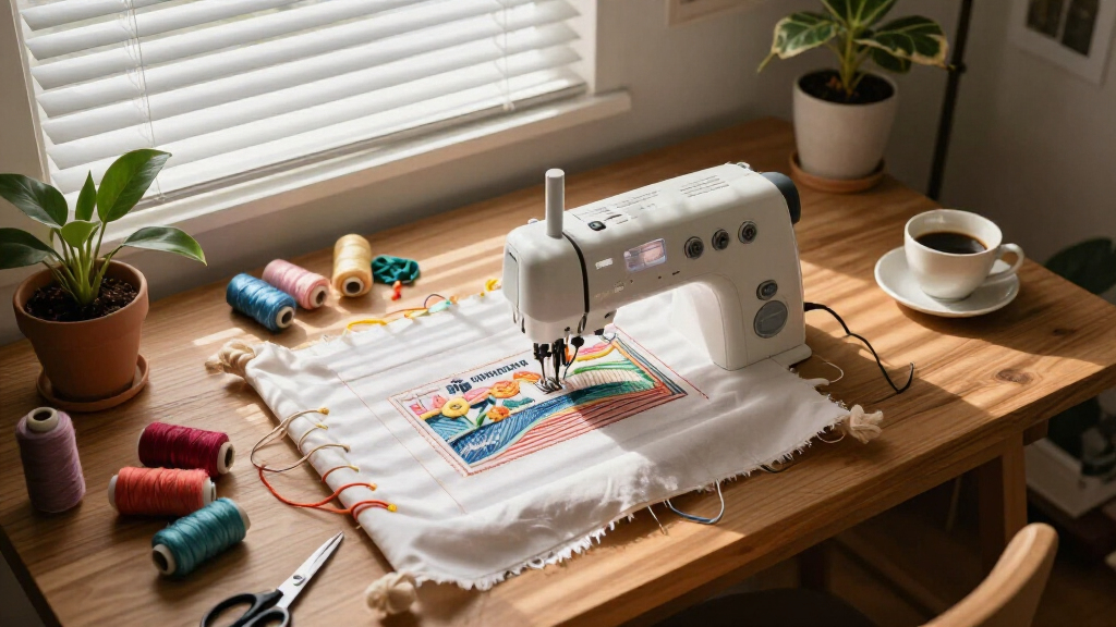single needle embroidery machine for home use