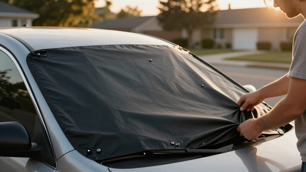 blackout windshield cover with magnets