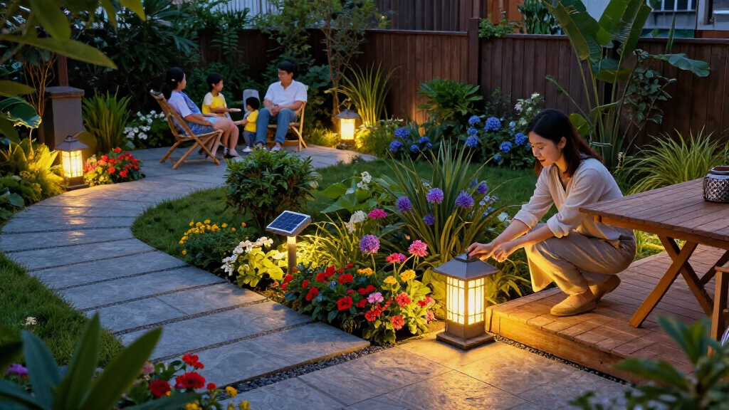solar garden lights