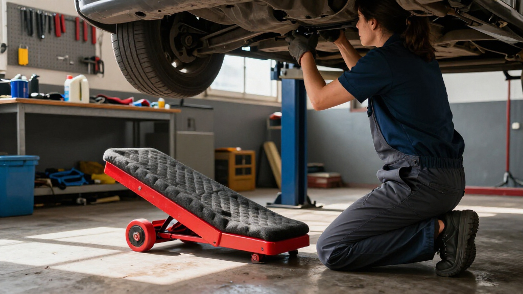 automotive garage creeper seats