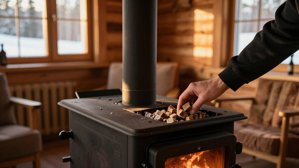 pellet stoves for offgrid cabins