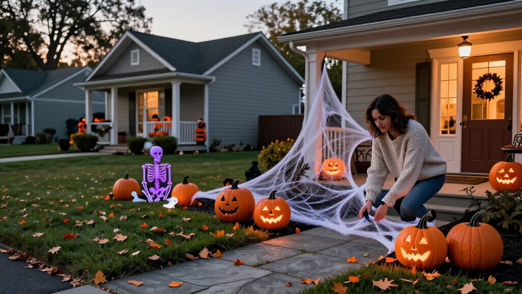 Halloween lawn decorations