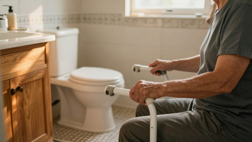 portable toilet safety frames for seniors