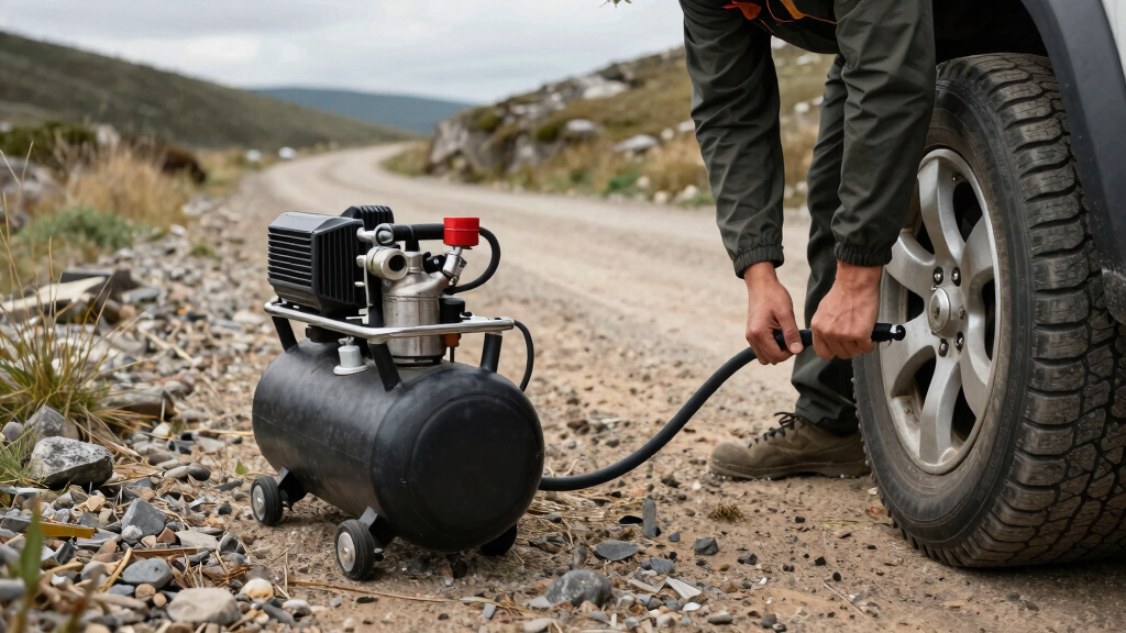best heavy-duty portable air compressor for remote backcountry road trips