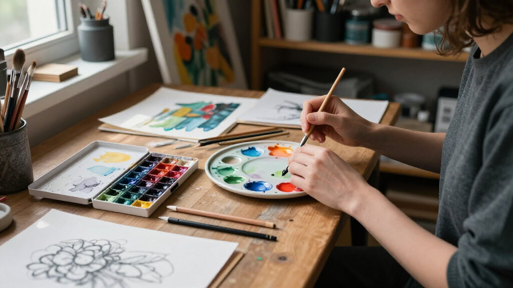 art supply sets adults