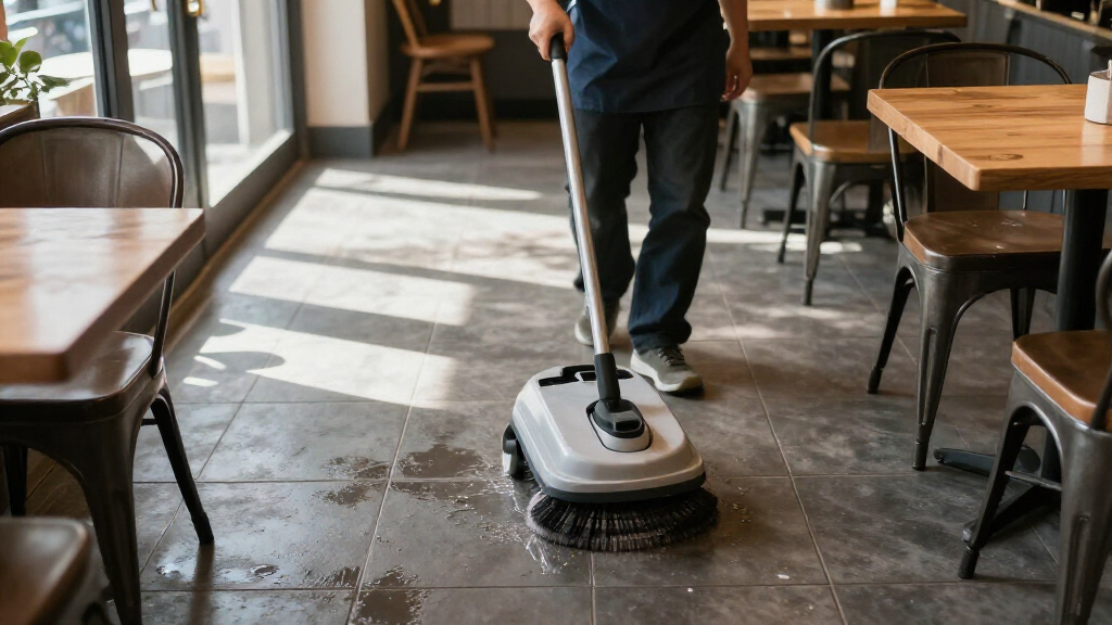 hard floor scrubber machines