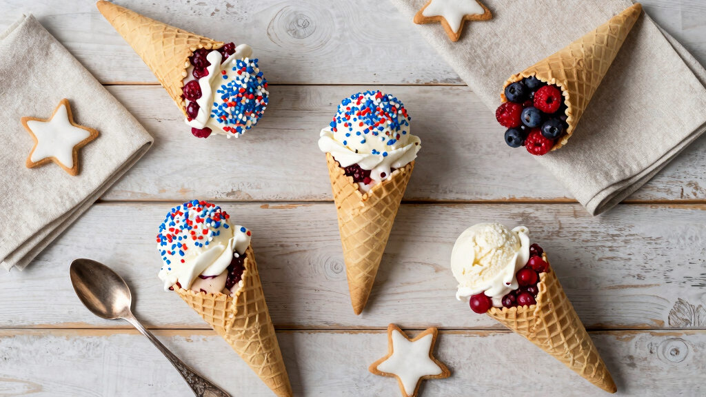 patriotic dessert decorations