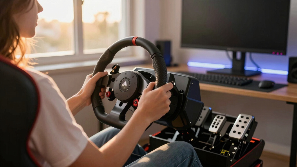 best racing wheels and pedals for VR