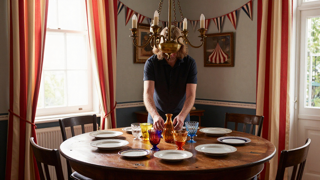 best circus-inspired dining room decor