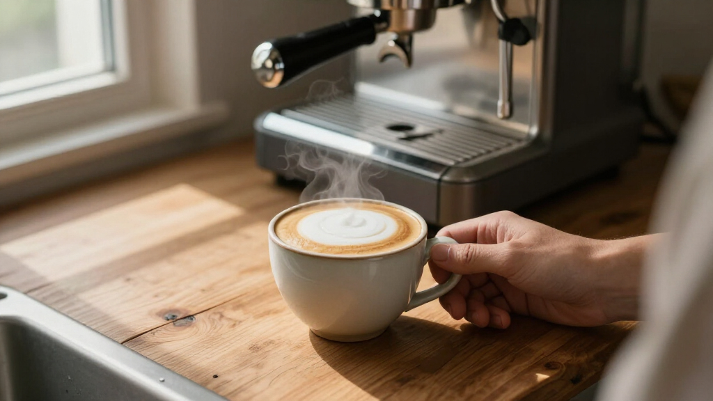 espresso machine with latte