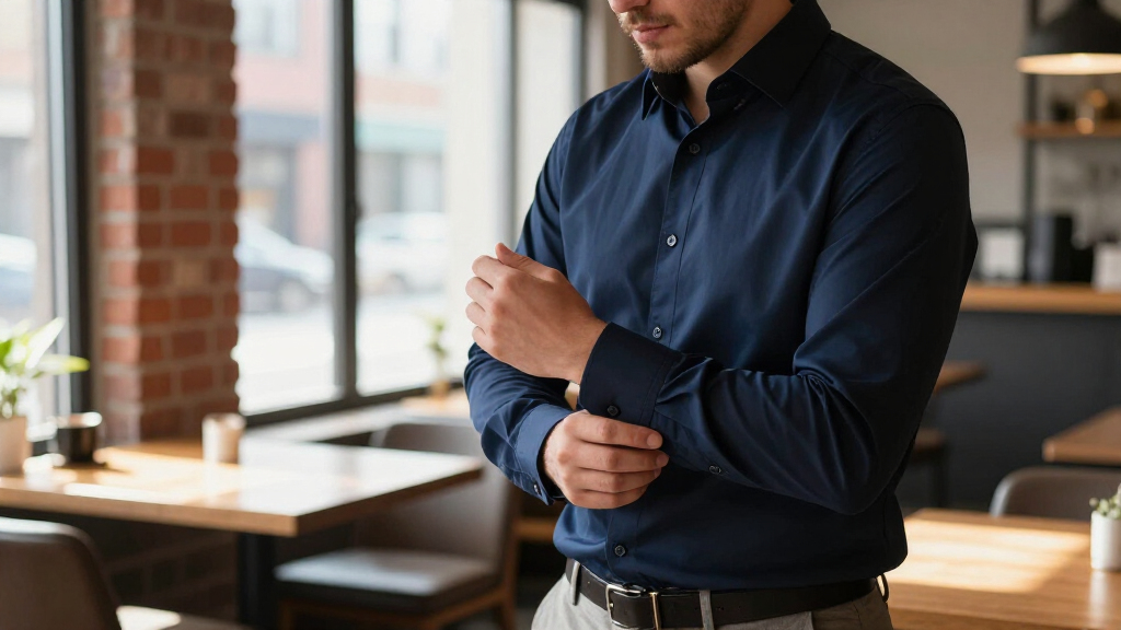 men's slim fit dress shirts