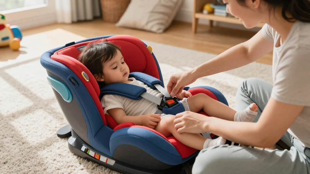 booster seat with latch