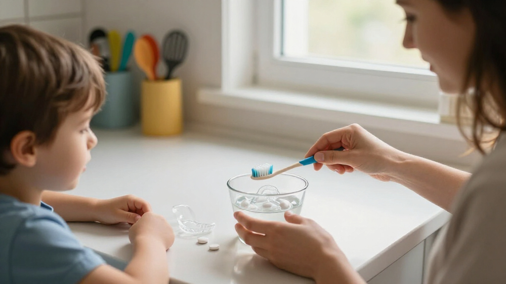 retainer cleaners for family orthodontic gear