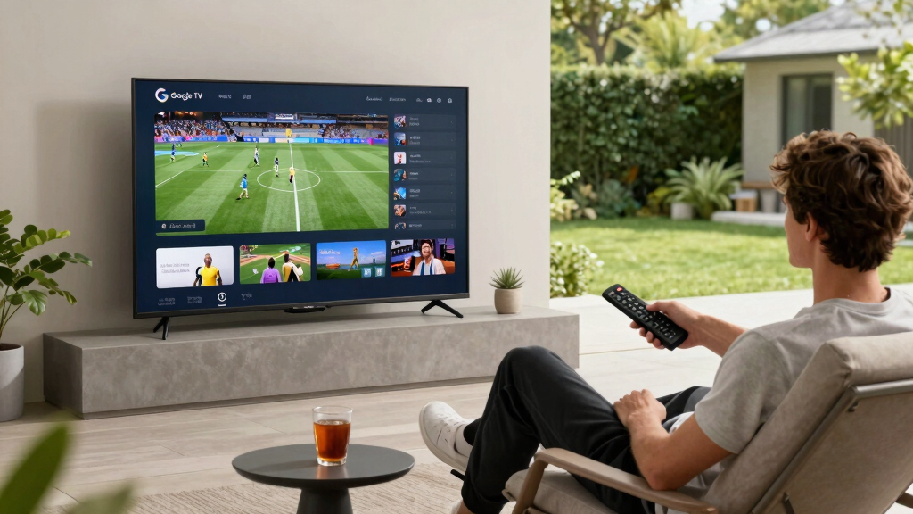 best outdoor tv with google tv for game day