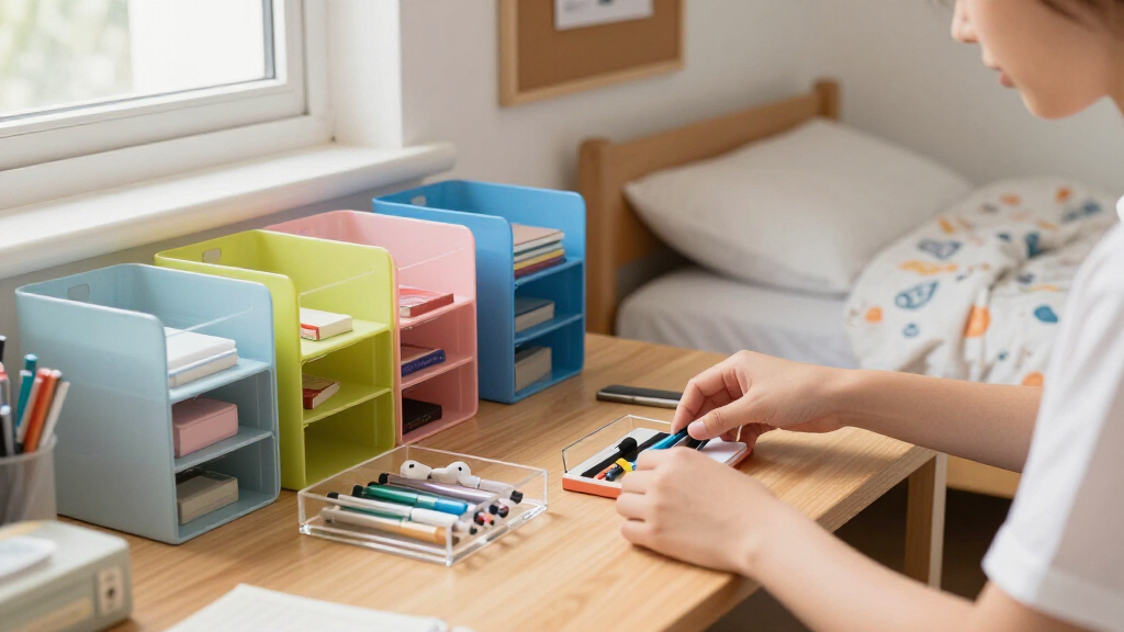 dorm room desk organizers