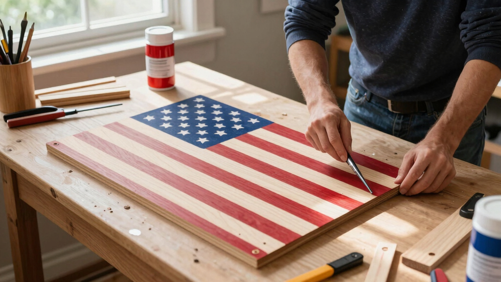 patriotic woodworking project kits