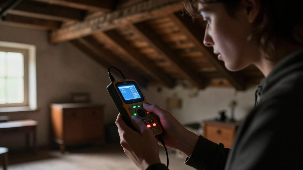 EMF detector for paranormal investigation
