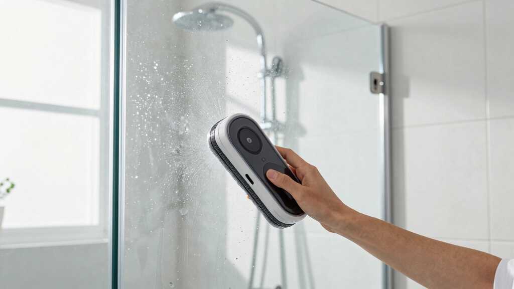 window cleaning robot for shower glass