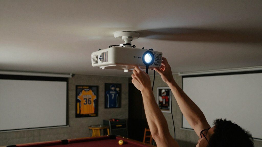 best projector for basement fan cave