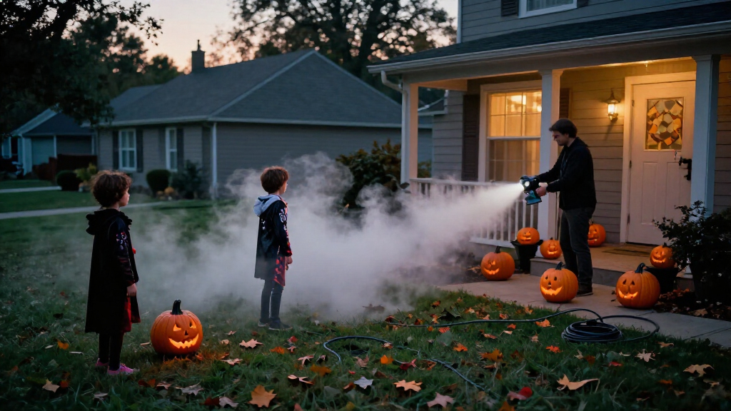 Halloween fog machines