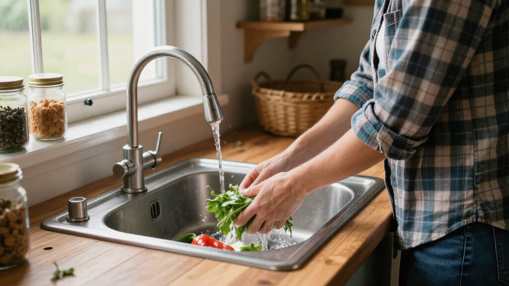 farmhouse sink stainless steel workstation