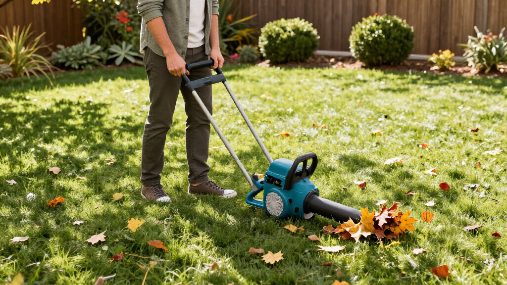 electric leaf blowers for yard cleanup