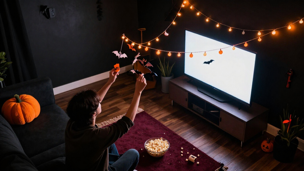 spooky movie room decorations