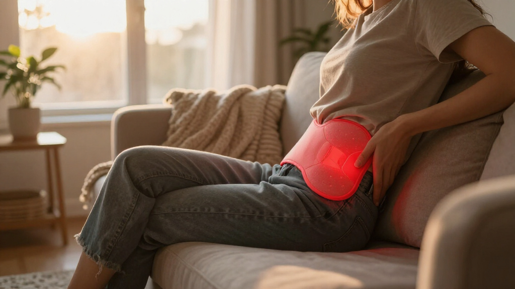 red light back pain pad
