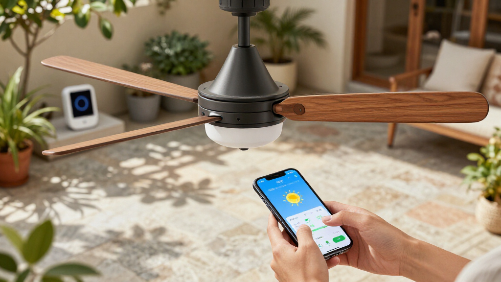 7 smart outdoor ceiling fans with weather monitoring