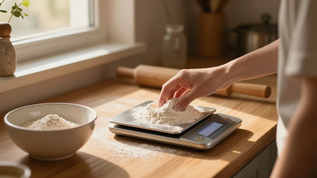 smart scale for recipe scaling baking