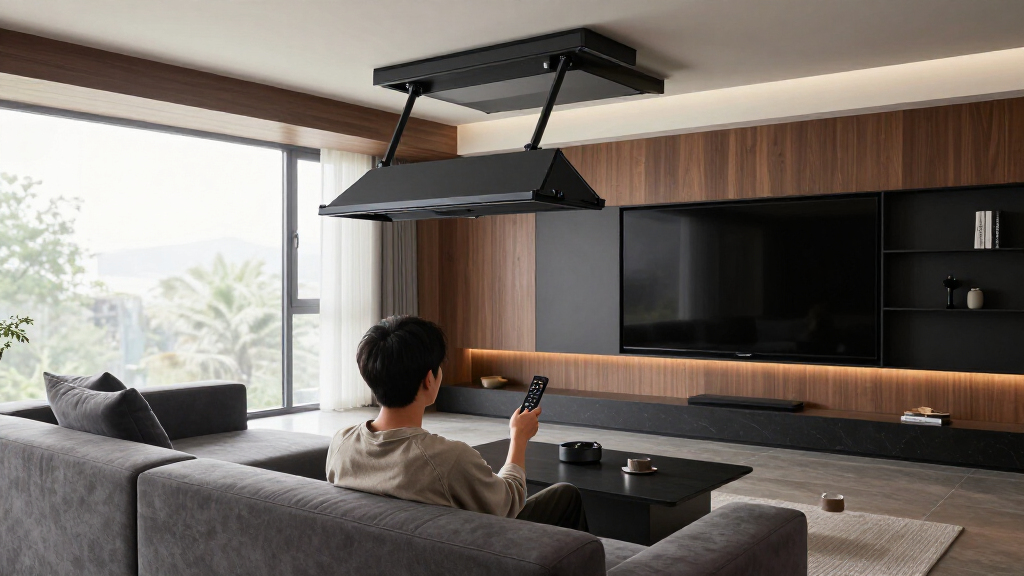 motorized tv lifts for media rooms