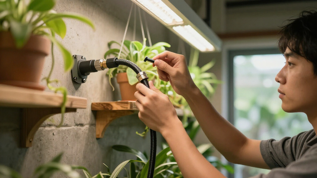 best wall mounted hose system for grow rooms