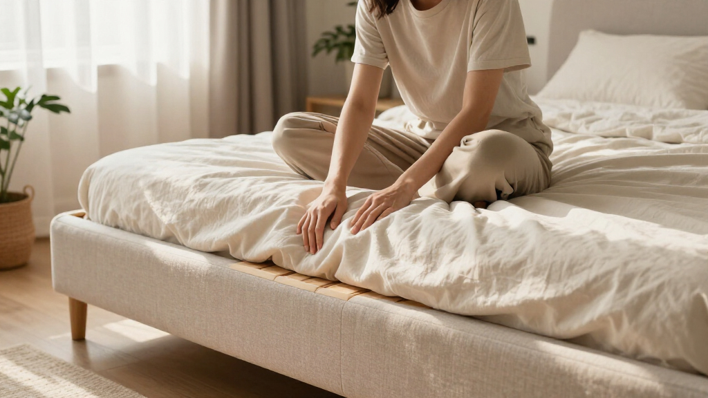 best non-toxic upholstered bed frames