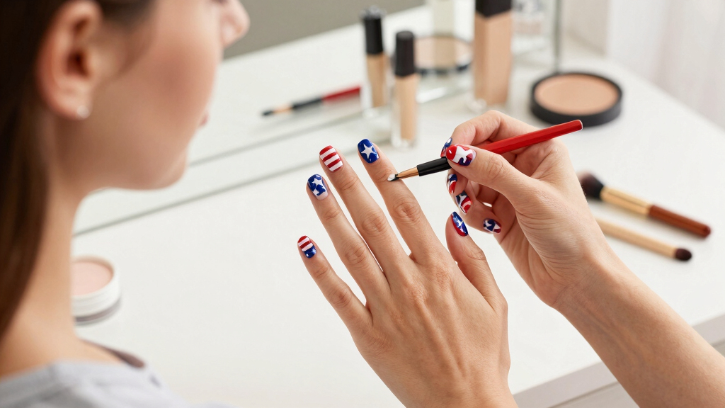 patriotic nail art decals